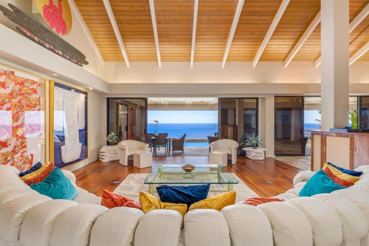 Waterfall House - Hawaii Kailua-Kona Eksteriør bilde